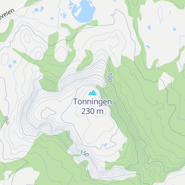 Map of Tonningen
