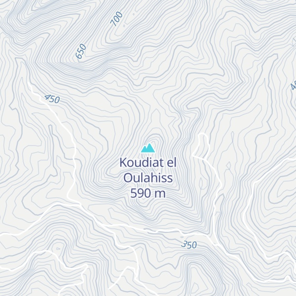 Map of Koudiat el Oulahiss