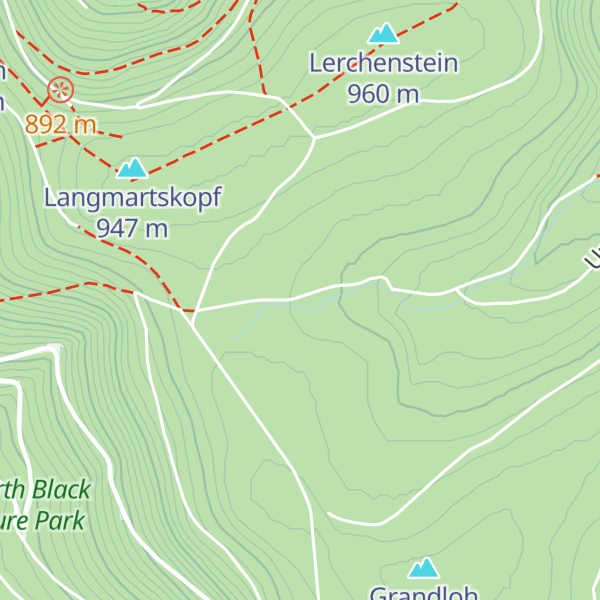Map of Lerchenstein Hütte