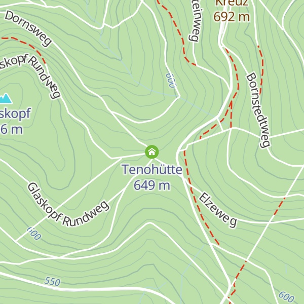 Map of Tenohütte