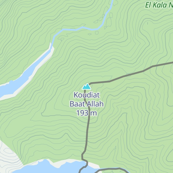 Map of Koudiat Baat Allah
