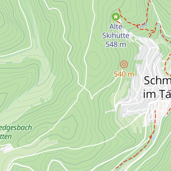 Map of Schutzhütte Weisser Stein