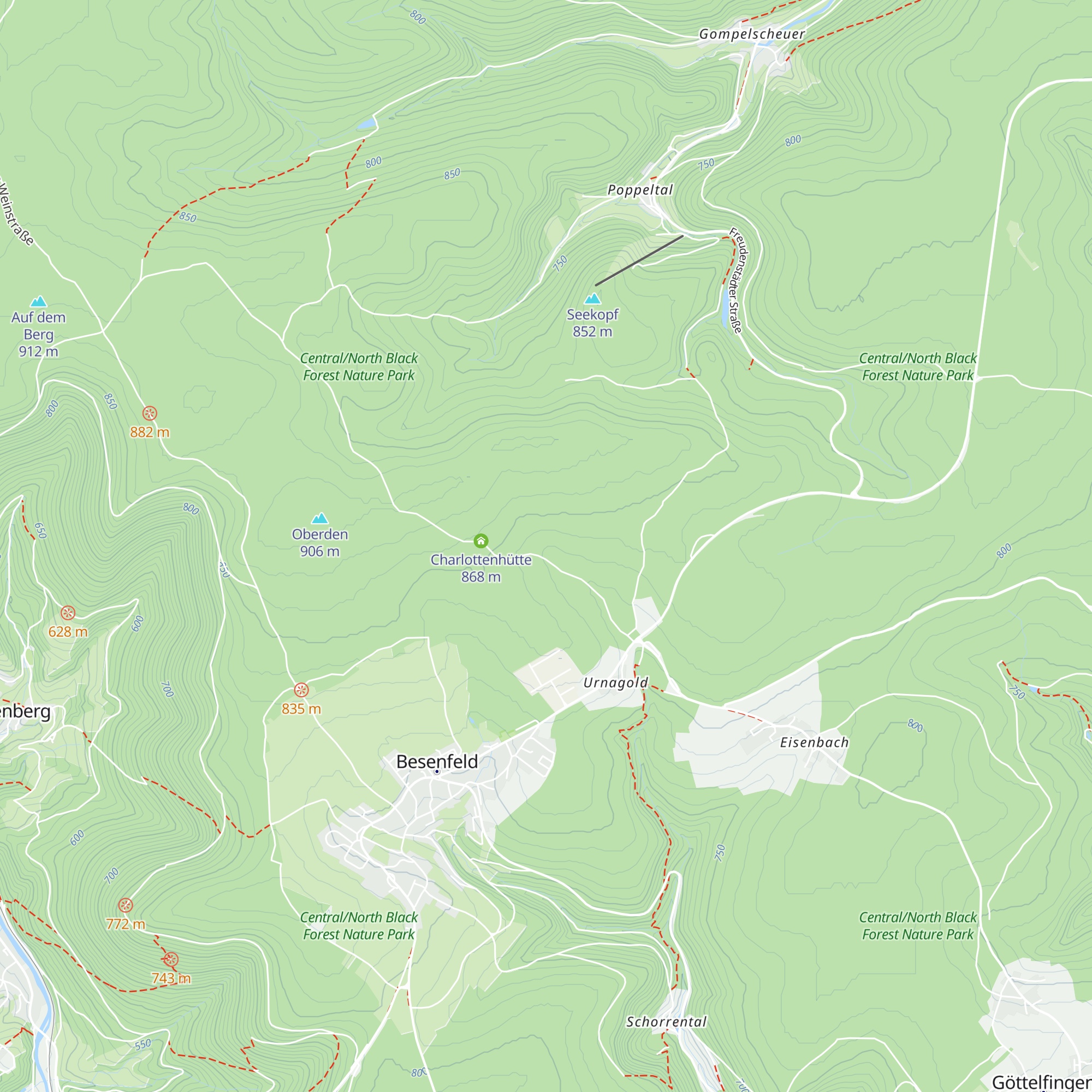 Karl Frey Hütte map