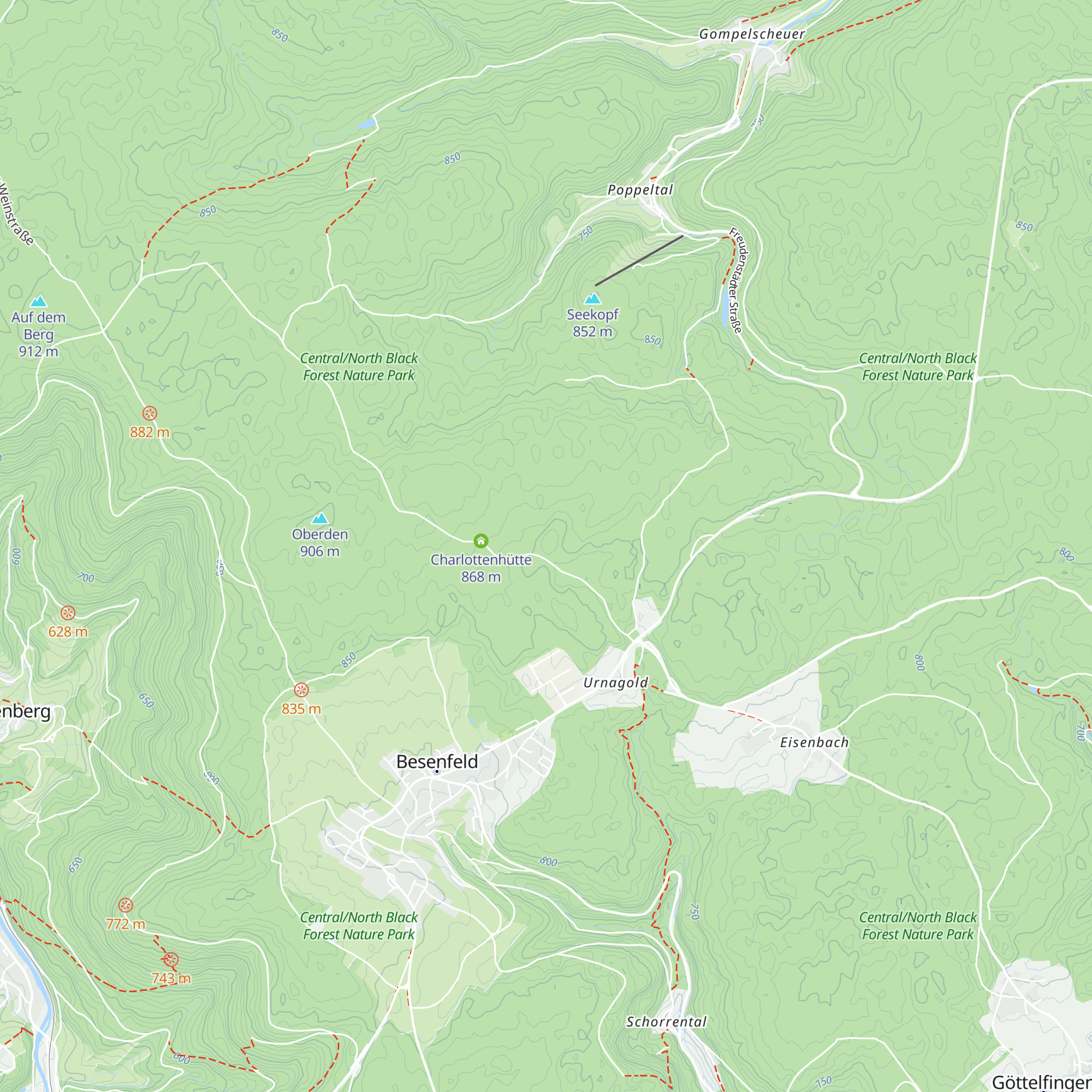 Karl Frey Hütte map
