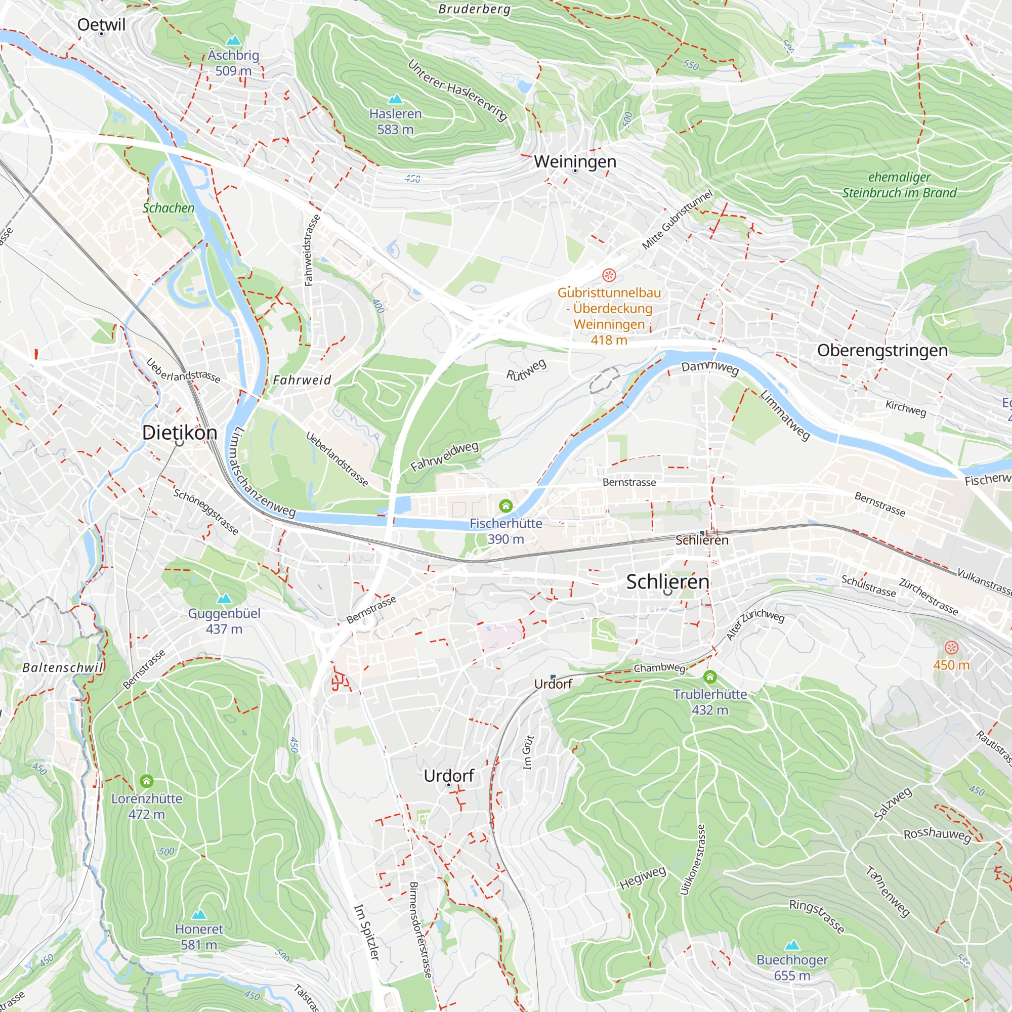 Fischerhütte map