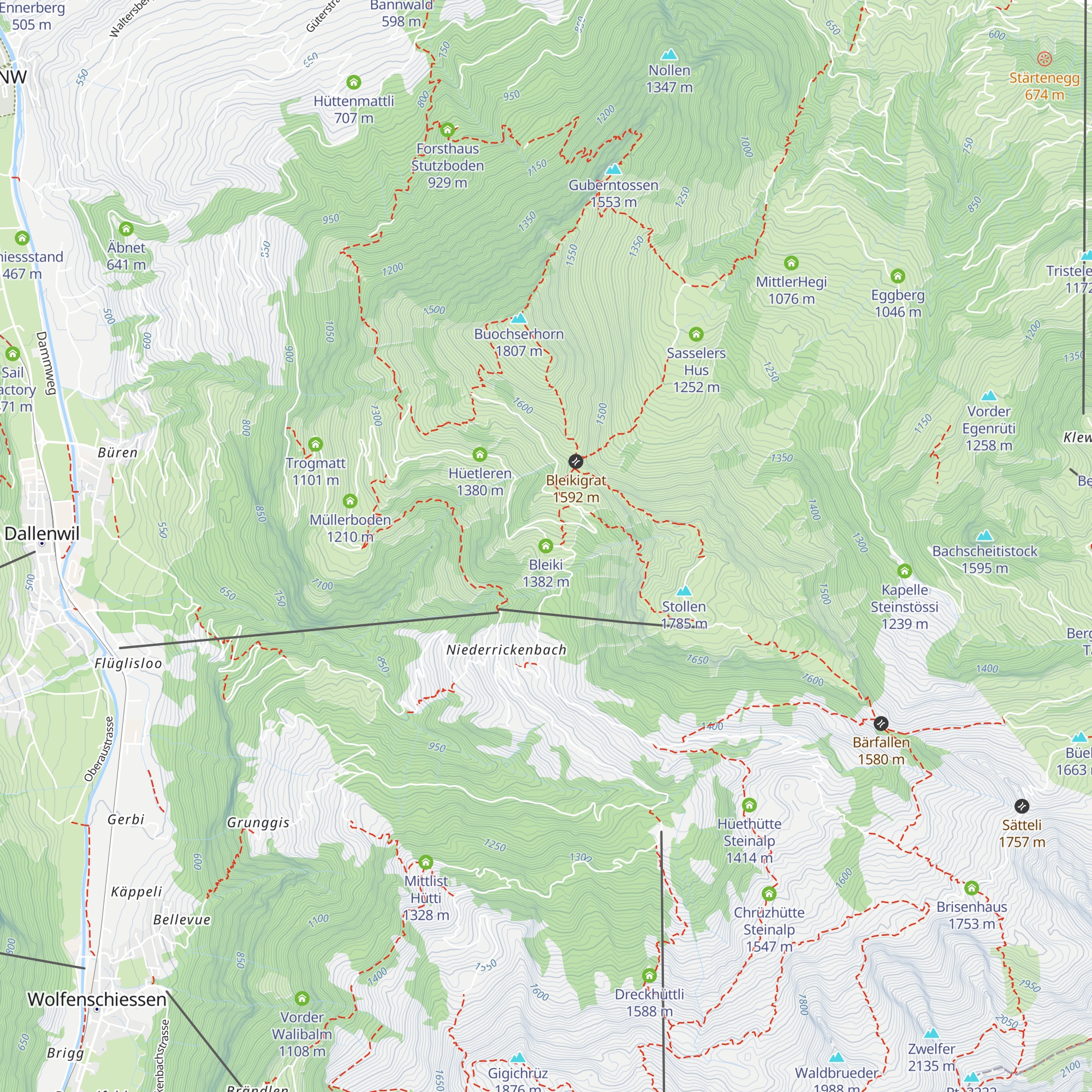 Bleiki map