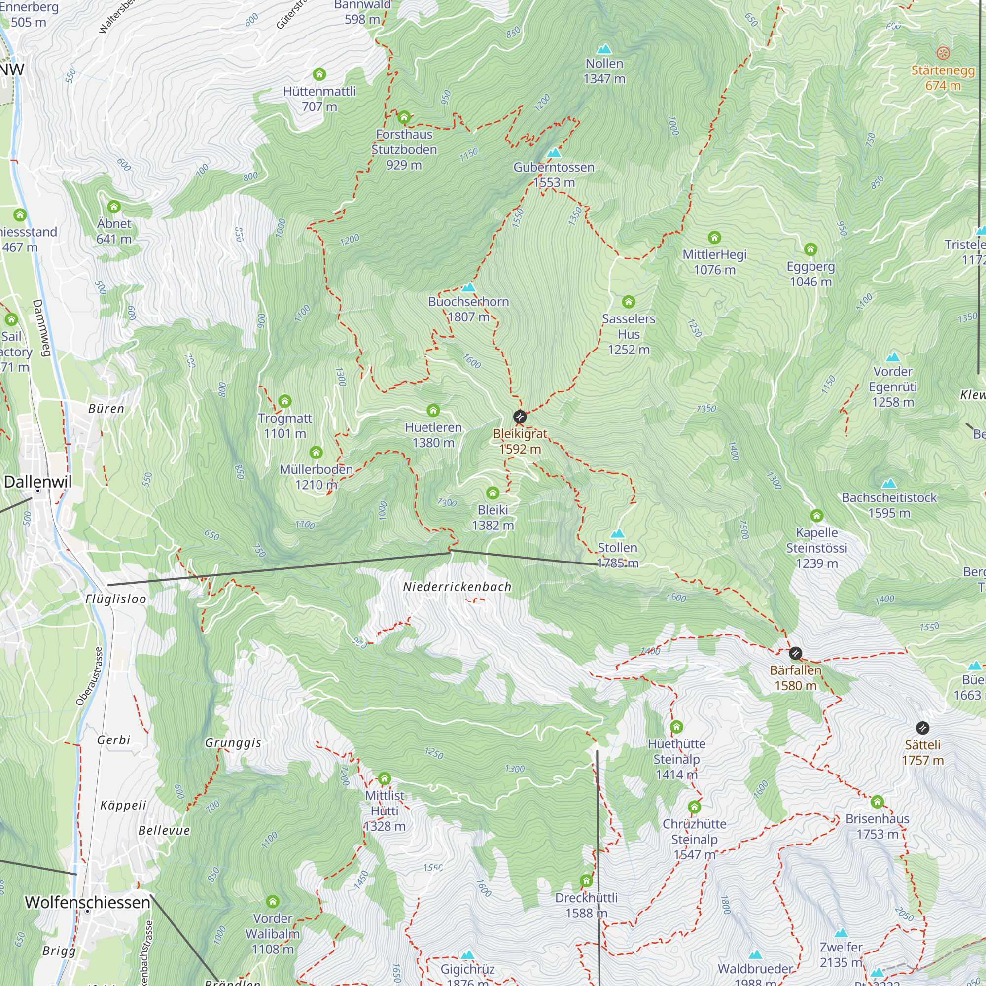 Bleiki map