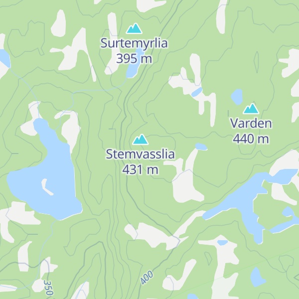 Map of Stemvasskotet