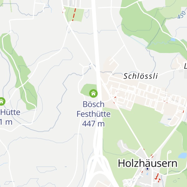 Map of Bösch Festhütte