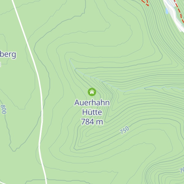 Map of Auerhahn Hütte