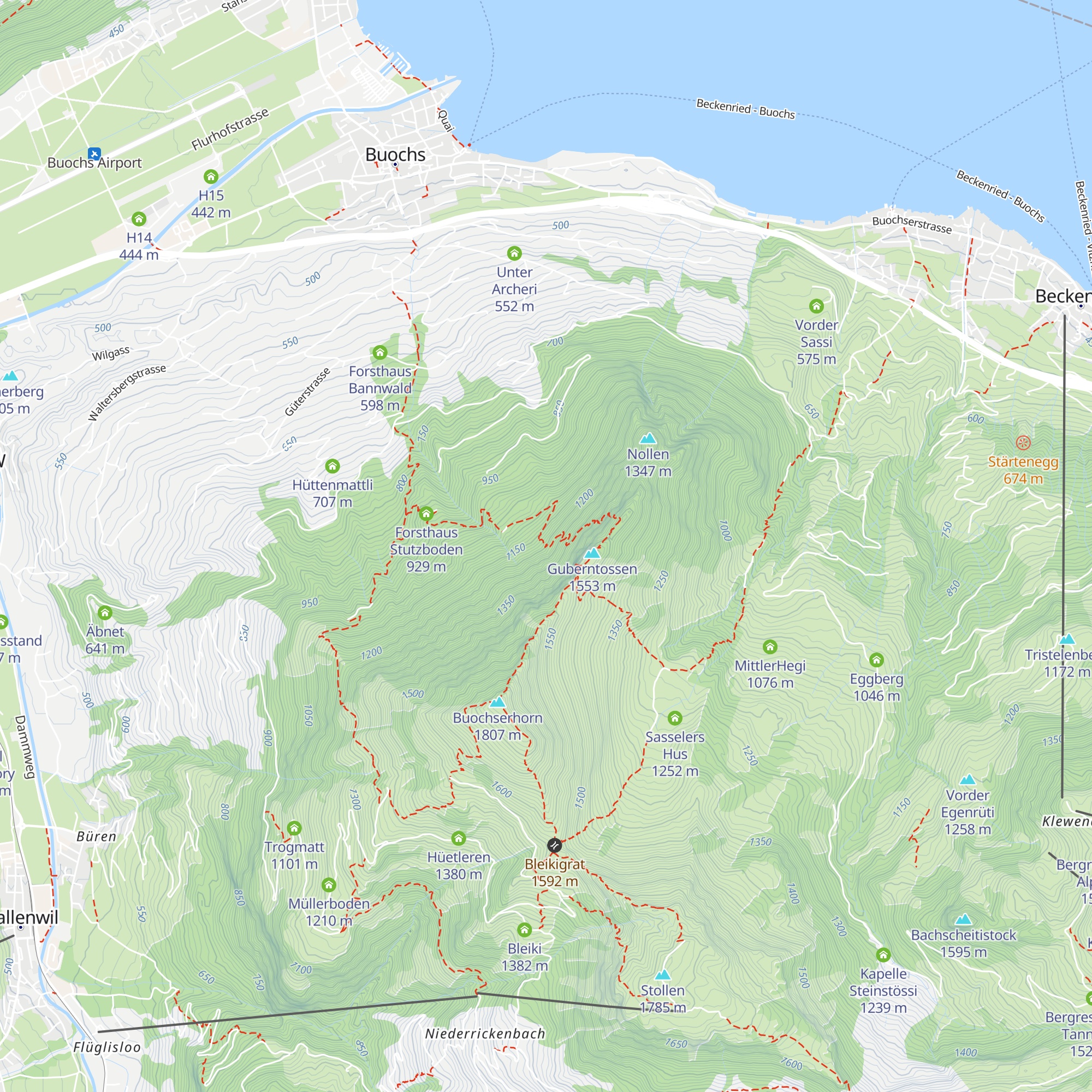 Ribihuisli map