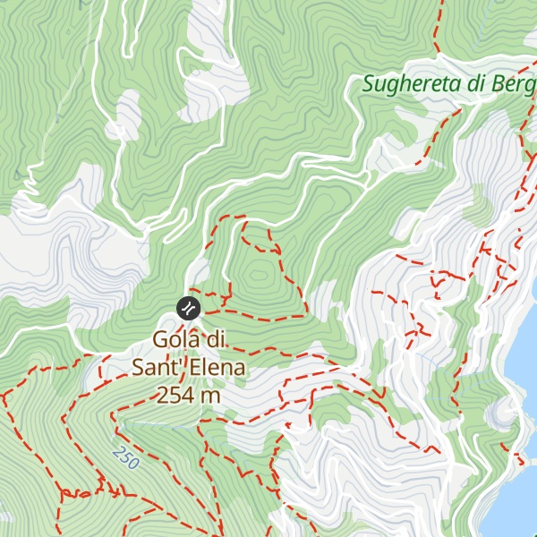 Map of Monte Sant'Elena
