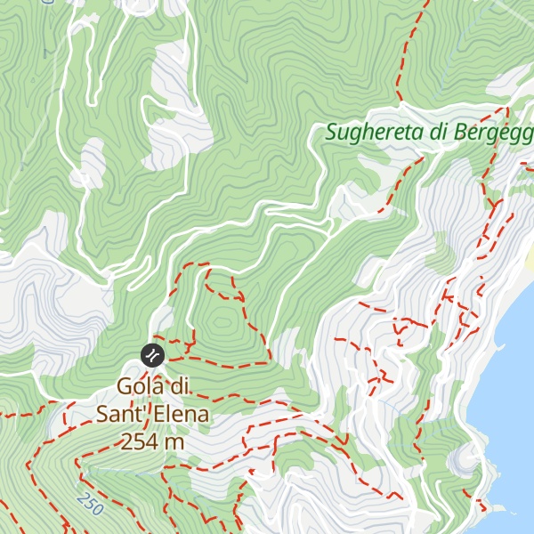 Map of Monte Rocchetto
