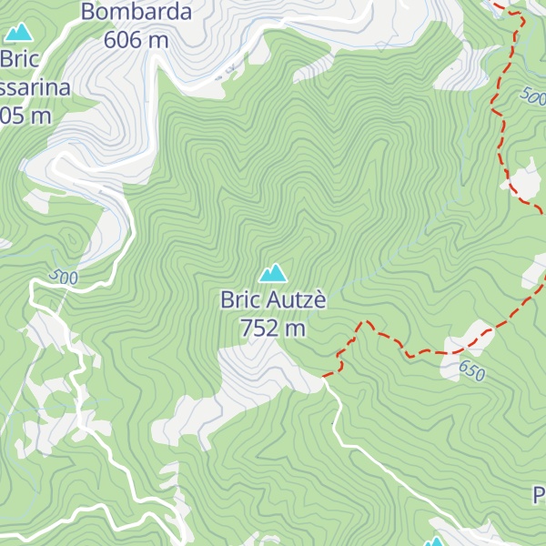Map of Bric Autzè