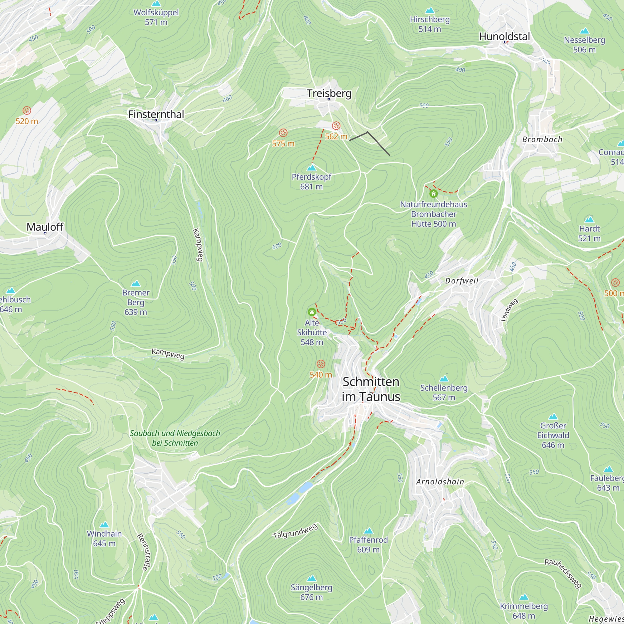 Alte Skihütte map