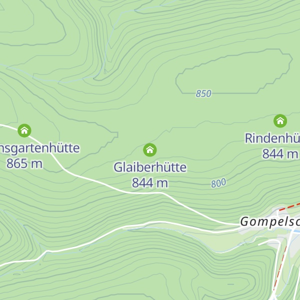 Map of Glaiberhütte