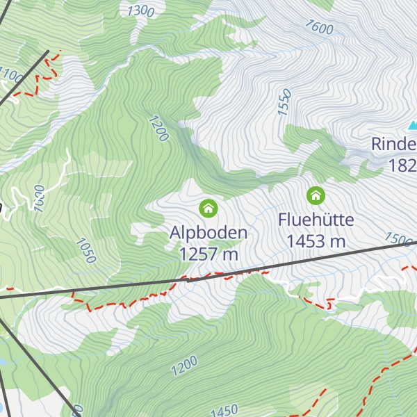Map of Alpboden