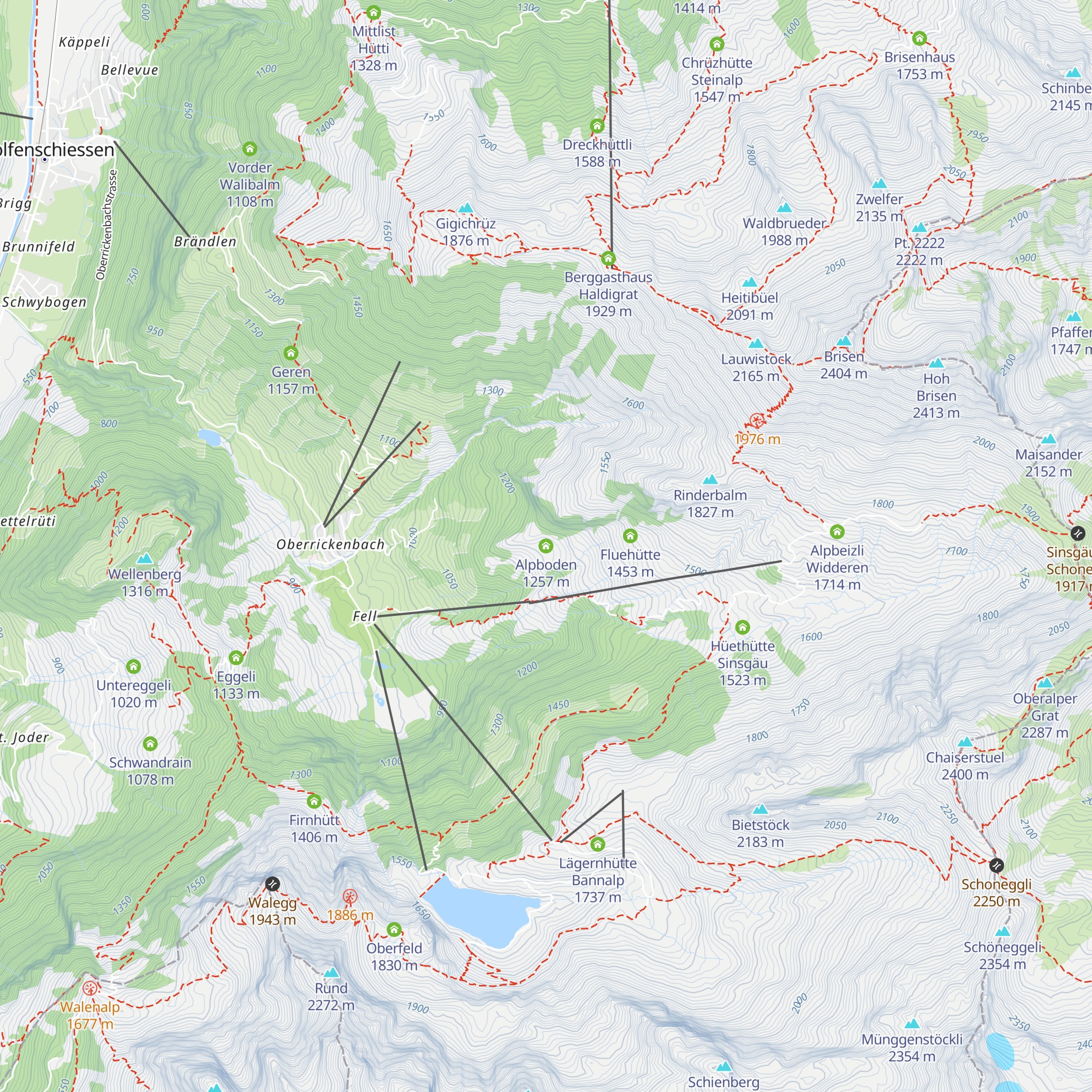 Alpboden map