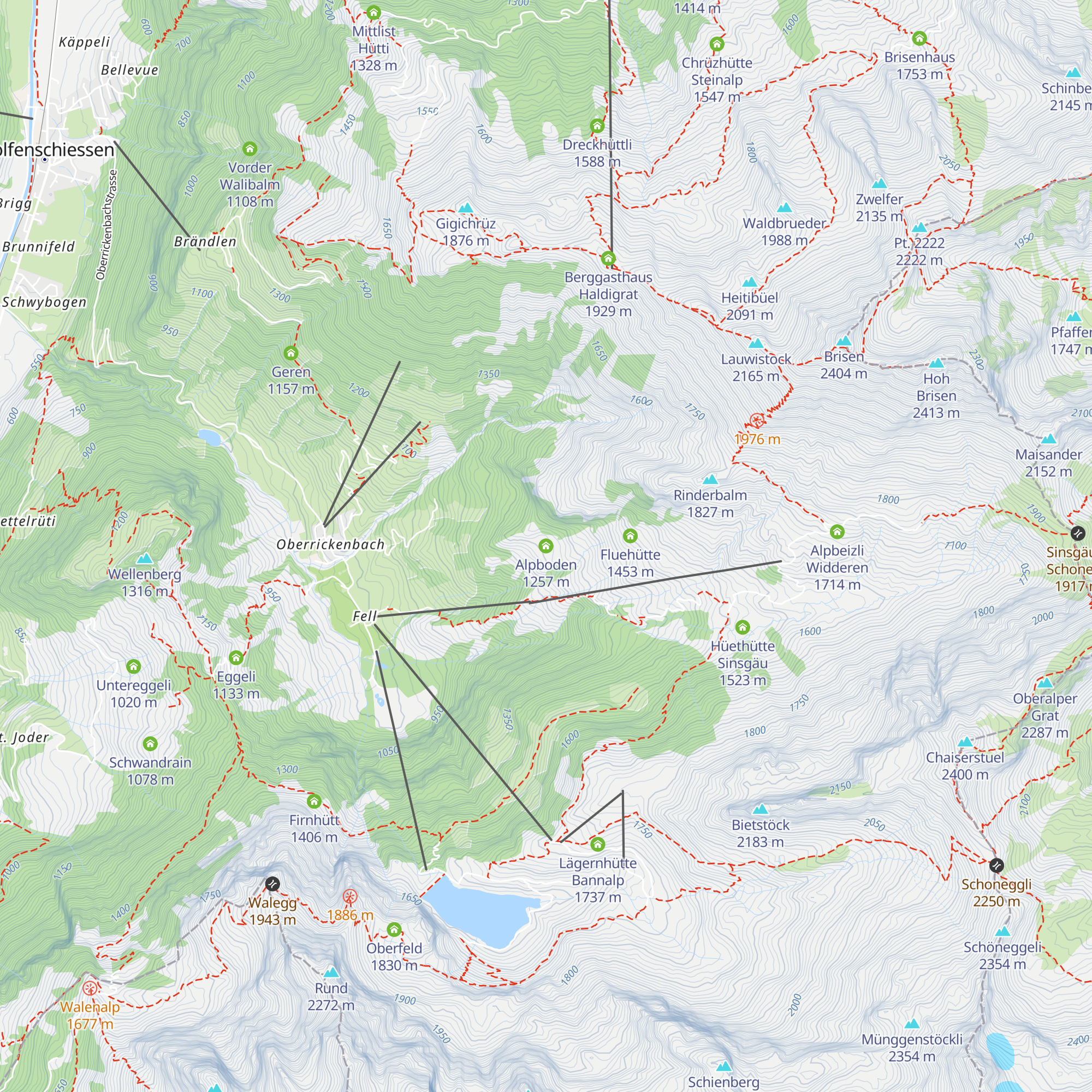 Alpboden map