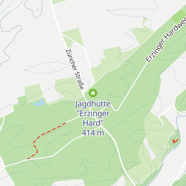 Map of Jagdhütte "Erzinger Hard"