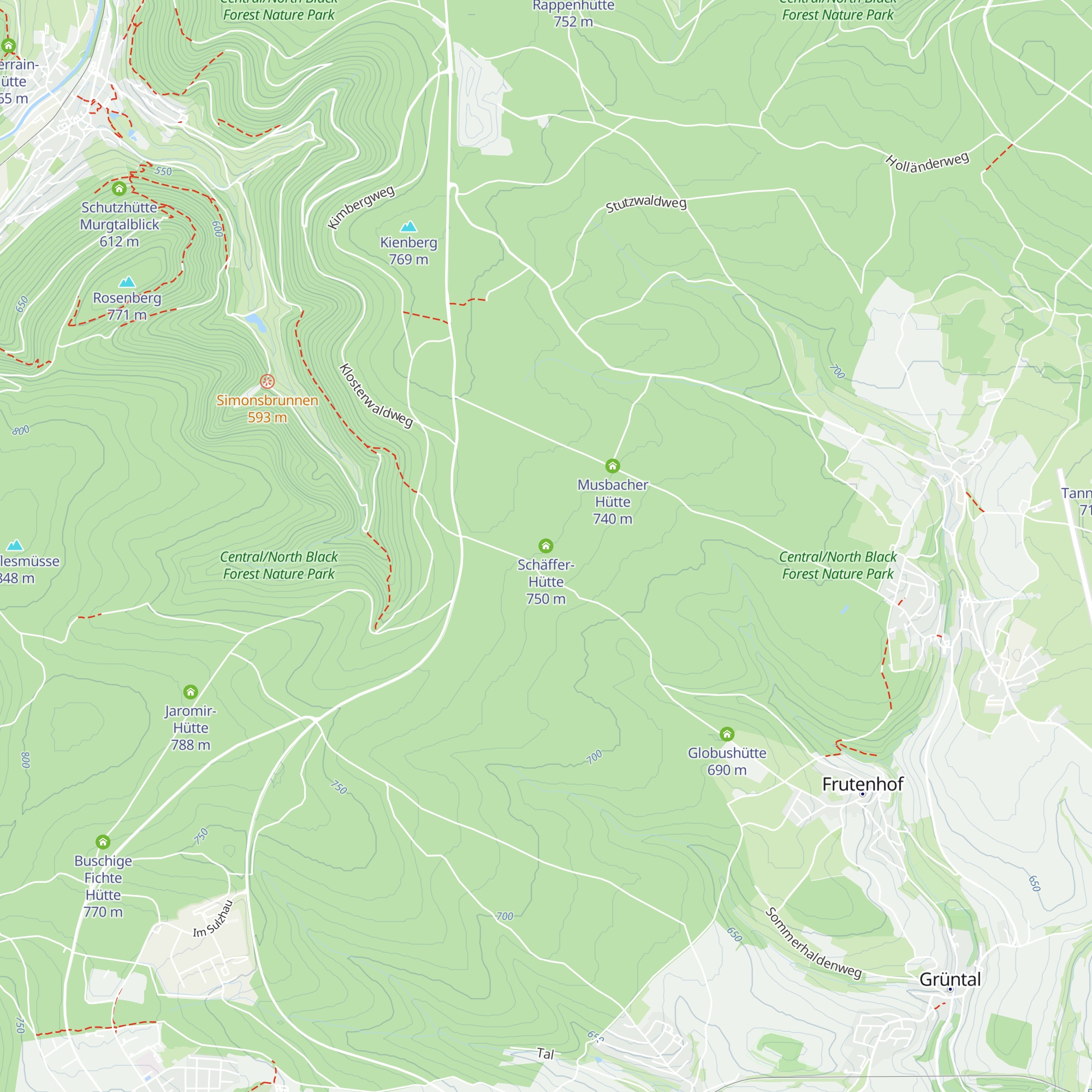 Schäffer-Hütte map