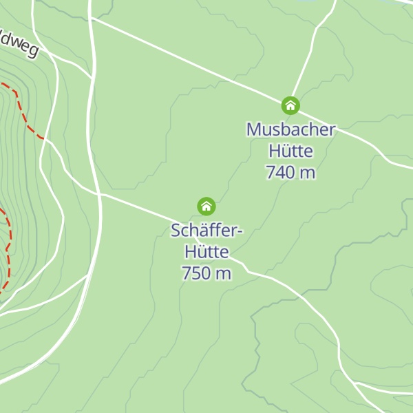 Map of Schäffer-Hütte
