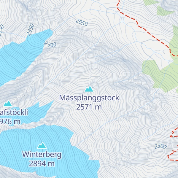 Map of Mässplanggstock