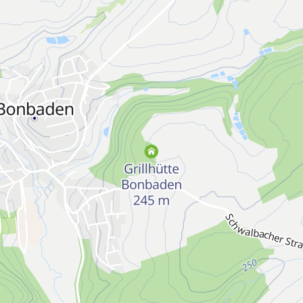 Map of Grillhütte Bonbaden