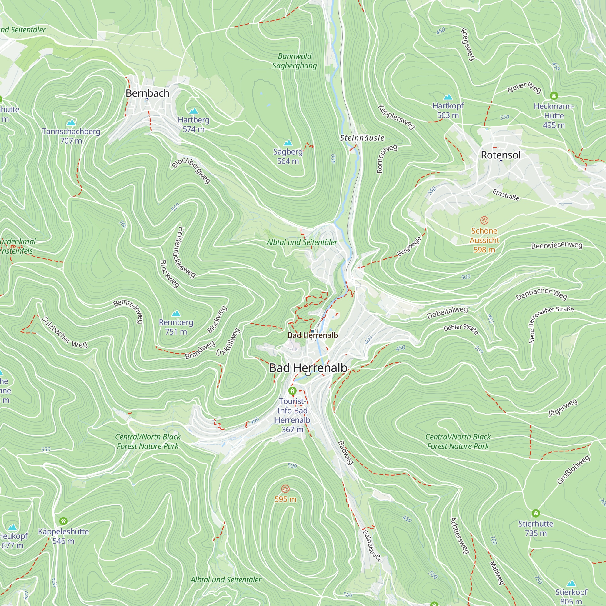 August Bechtle Schutzhütte map