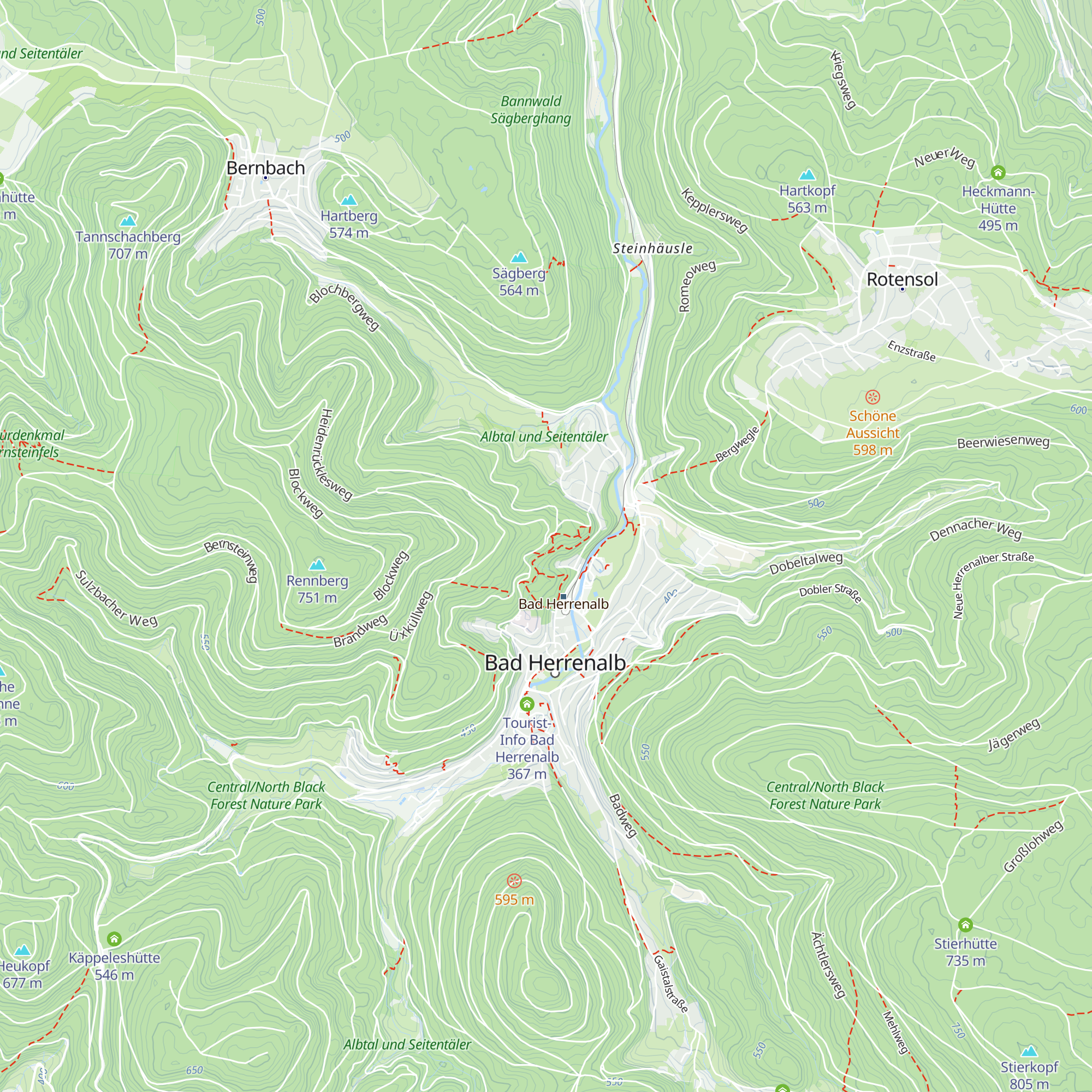 August Bechtle Schutzhütte map