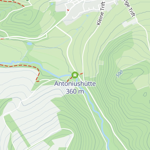 Map of Antoniushütte