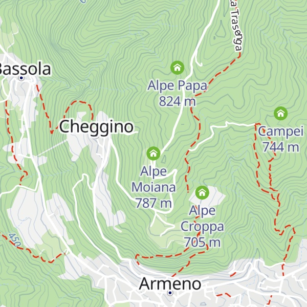 Map of Alpe Moiana