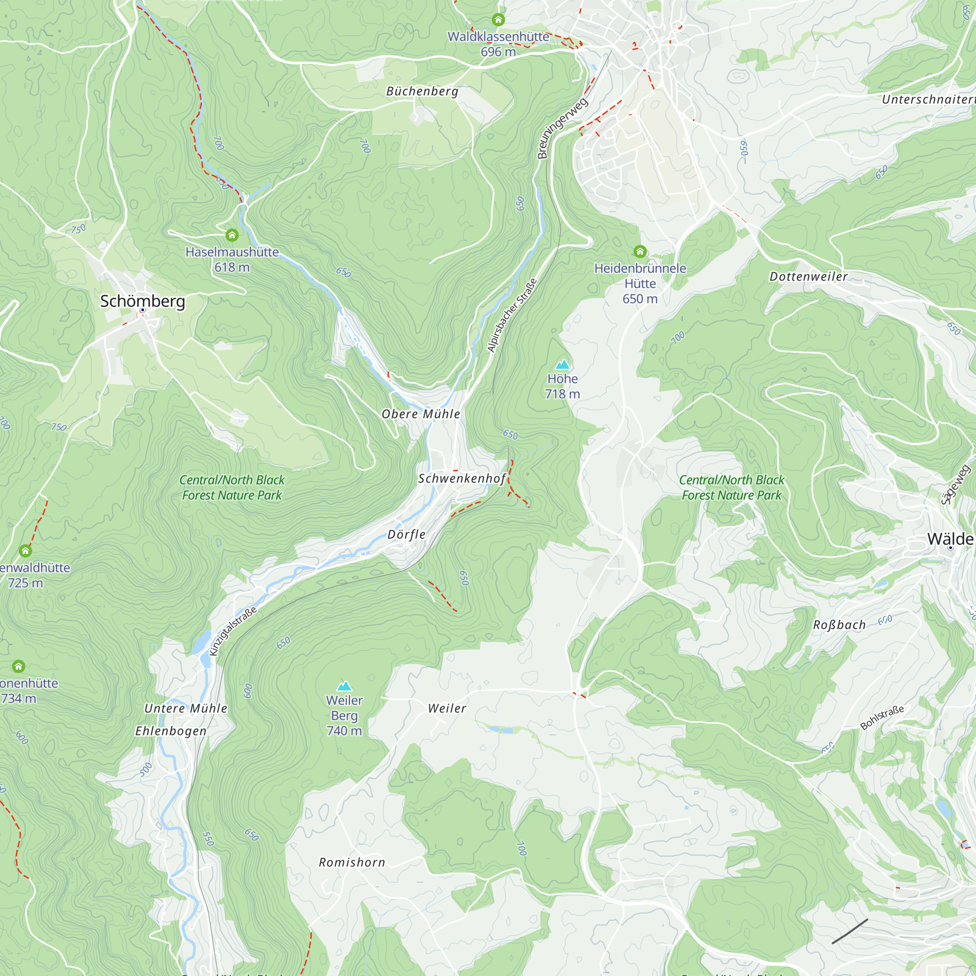 Gehrnbachhütte map
