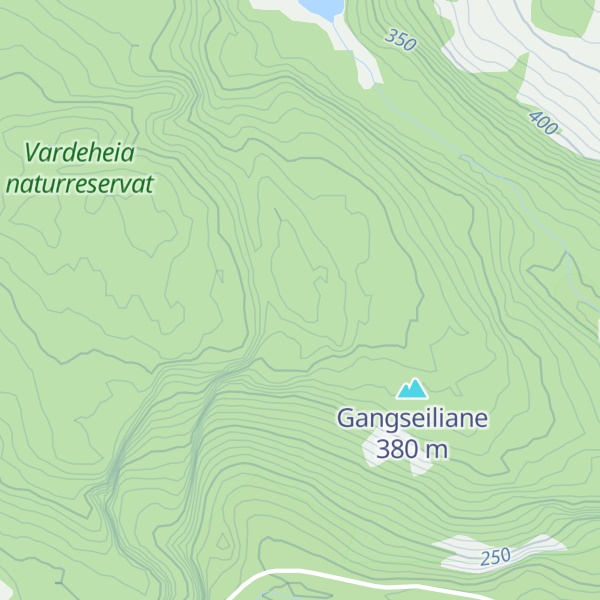 Map of Bjønntoheia