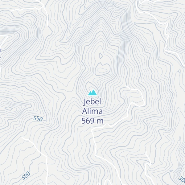 Map of Jebel Alima