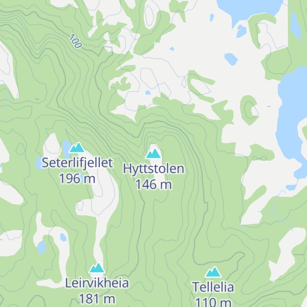Map of Hyttstolen