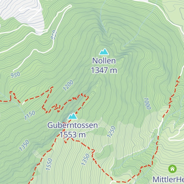 Map of Hörndli