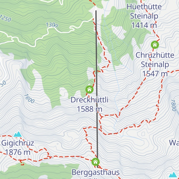 Map of Dreckhüttli