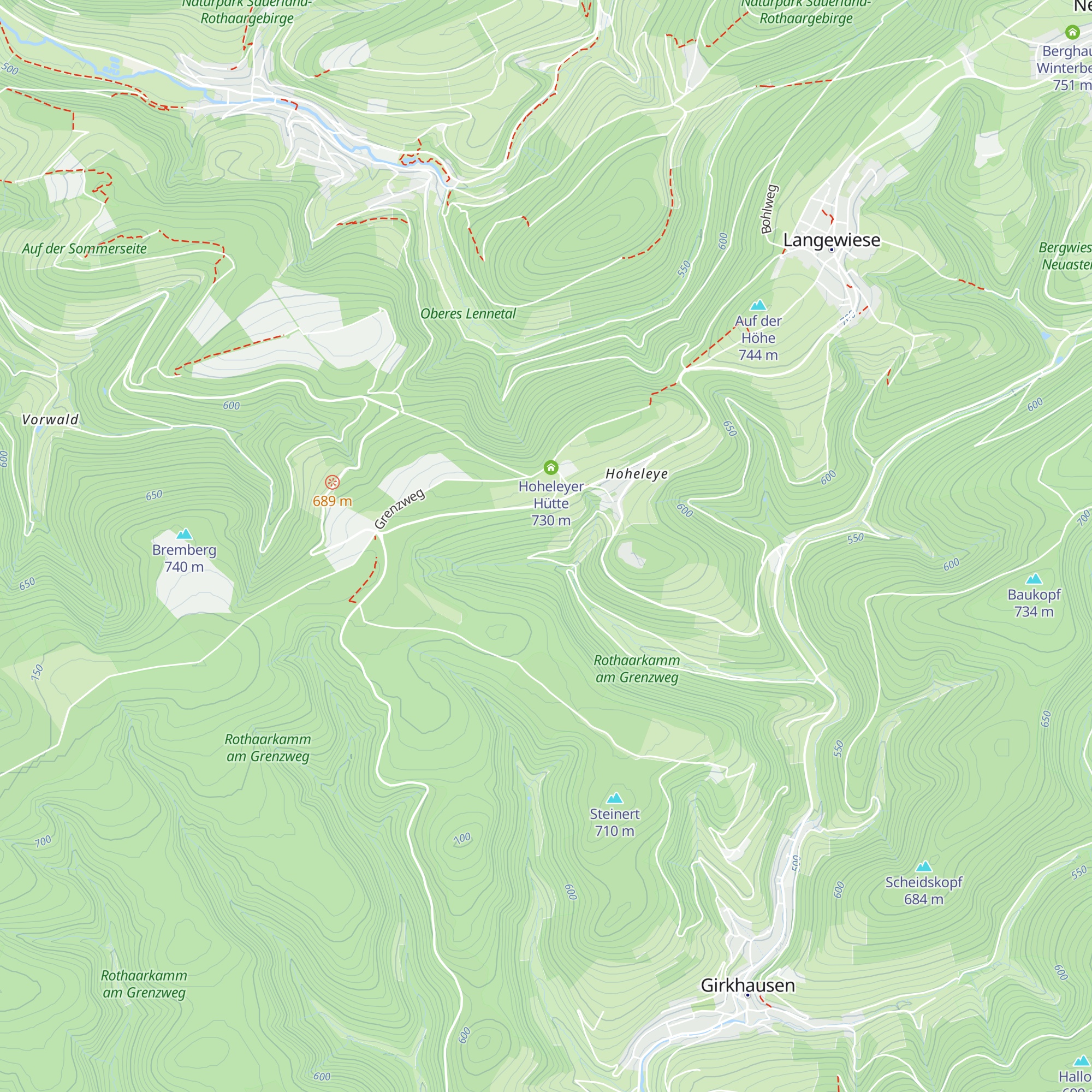 Elisbeth-hütte map