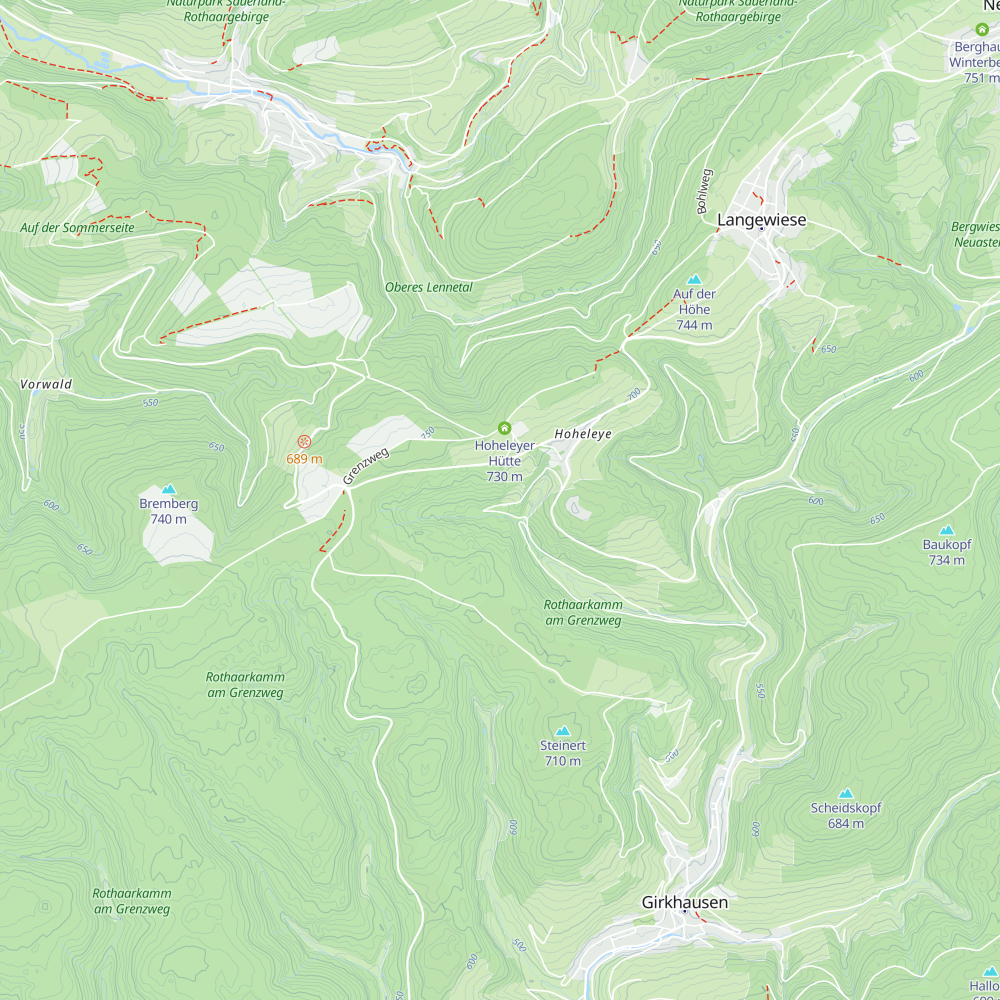Elisbeth-hütte map