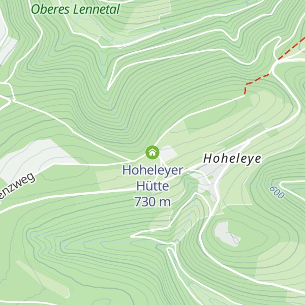 Map of Hoheleyer Hütte