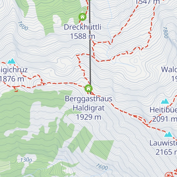 Map of Berggasthaus Haldigrat