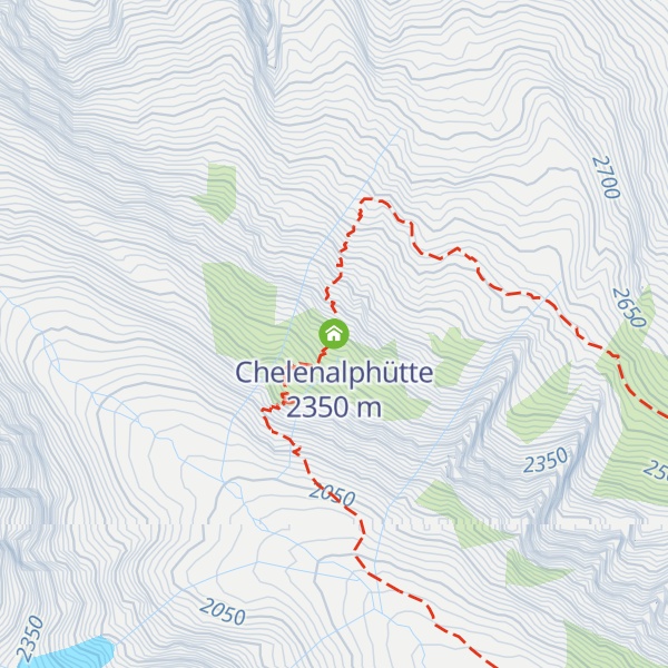 Map of Chelenalphütte