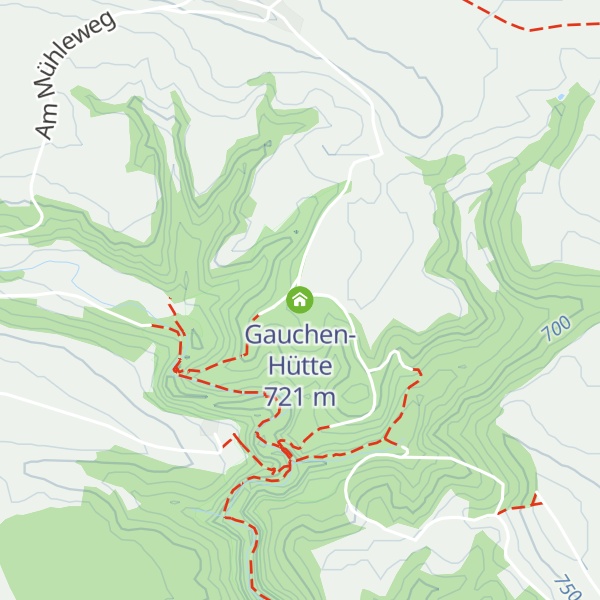 Map of Gauchen-Hütte