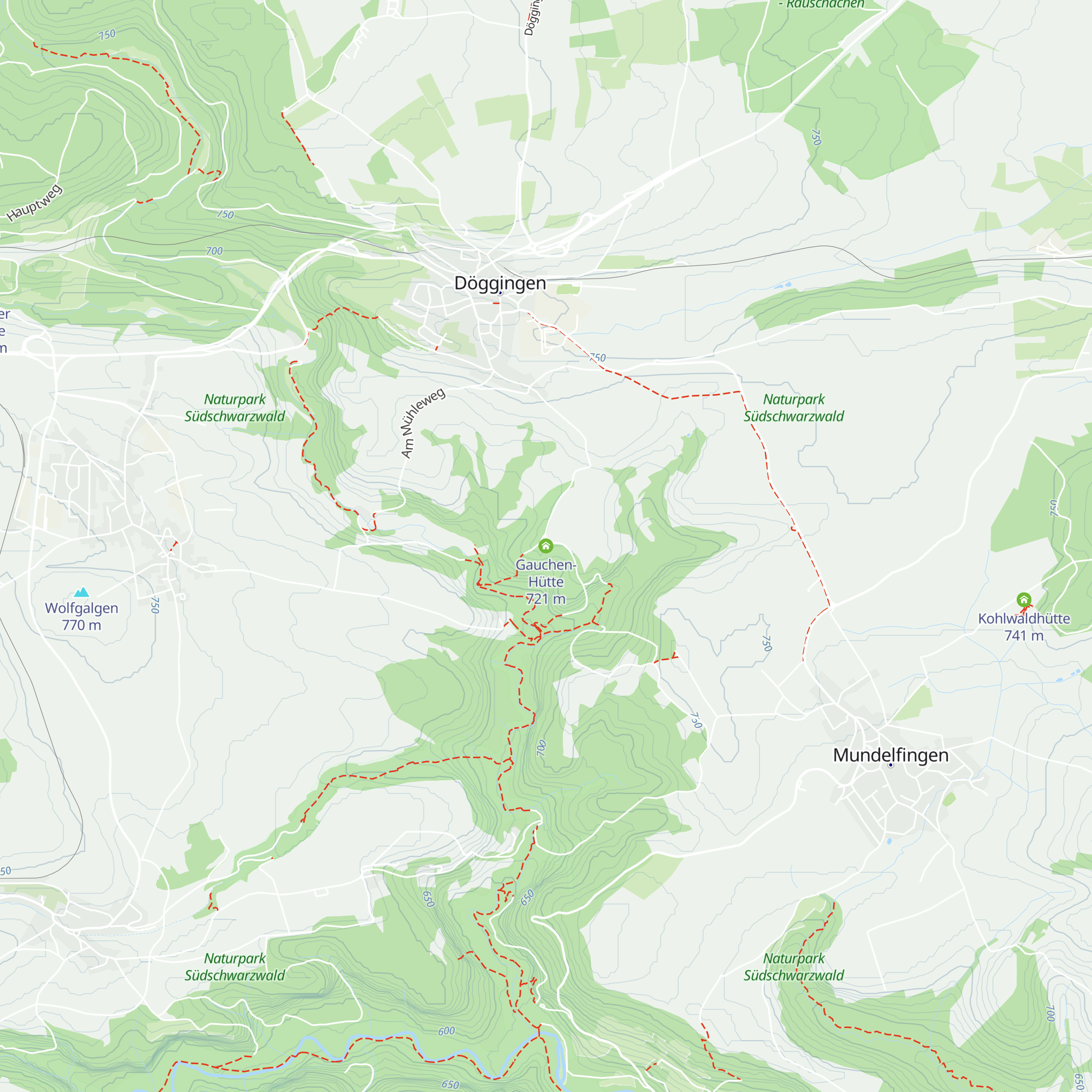 Gauchen-Hütte map