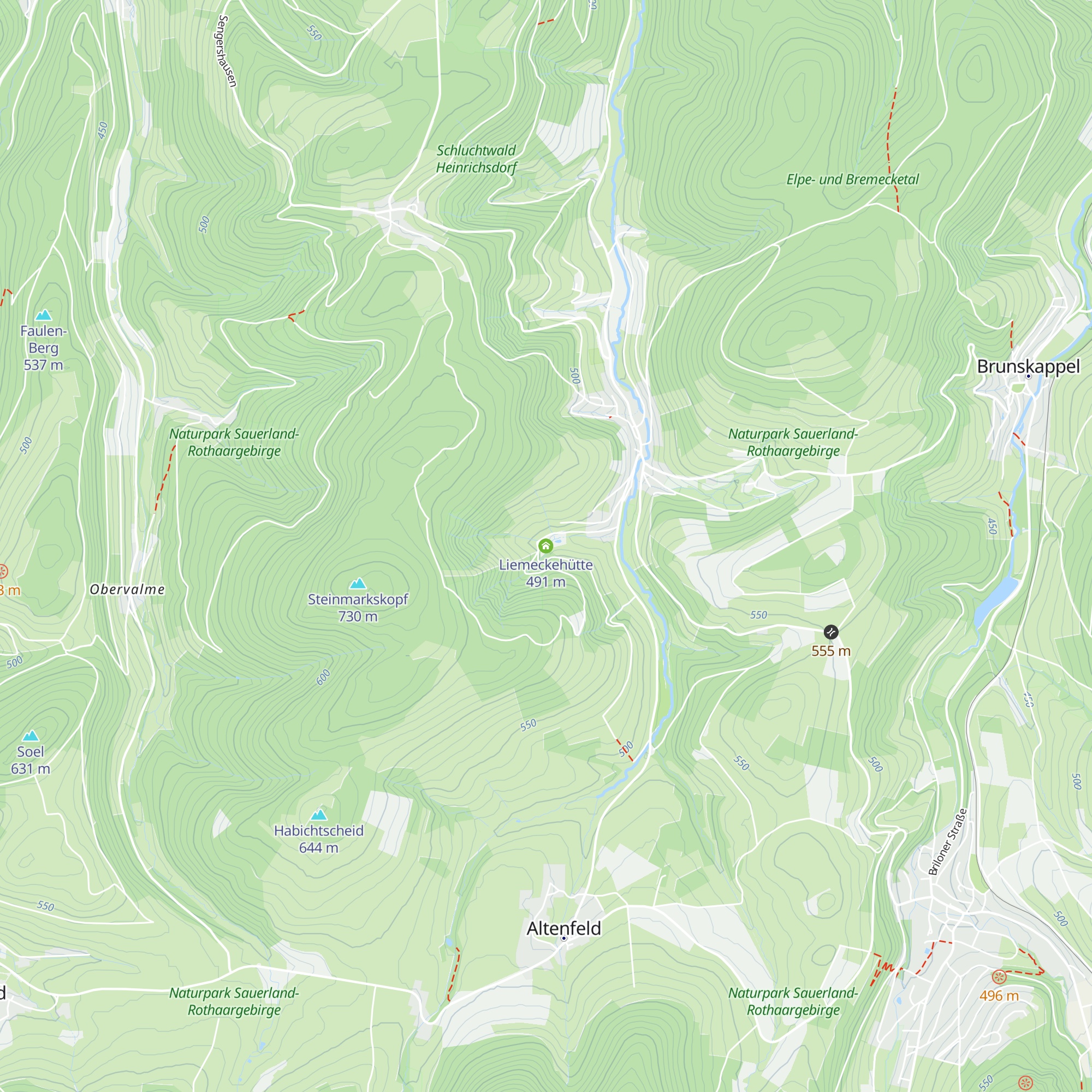 Liemeckehütte map