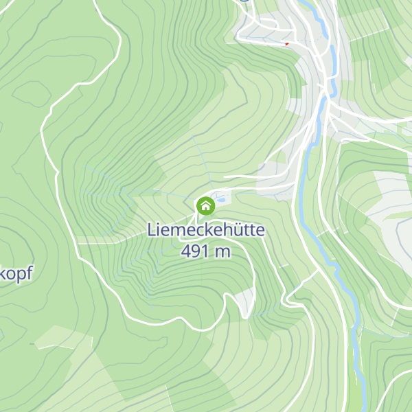 Map of Liemeckehütte