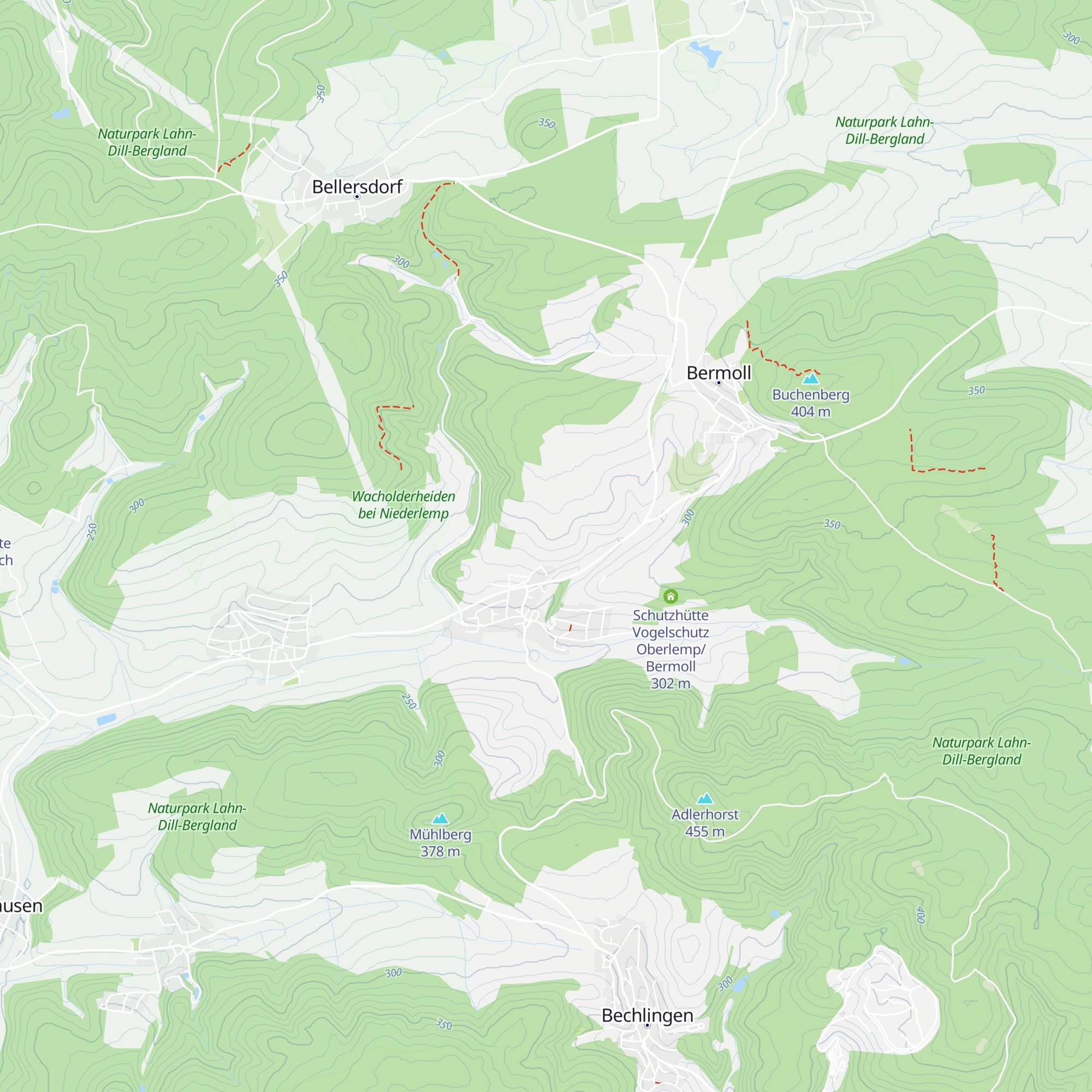 Grillhütte Oberlemp map
