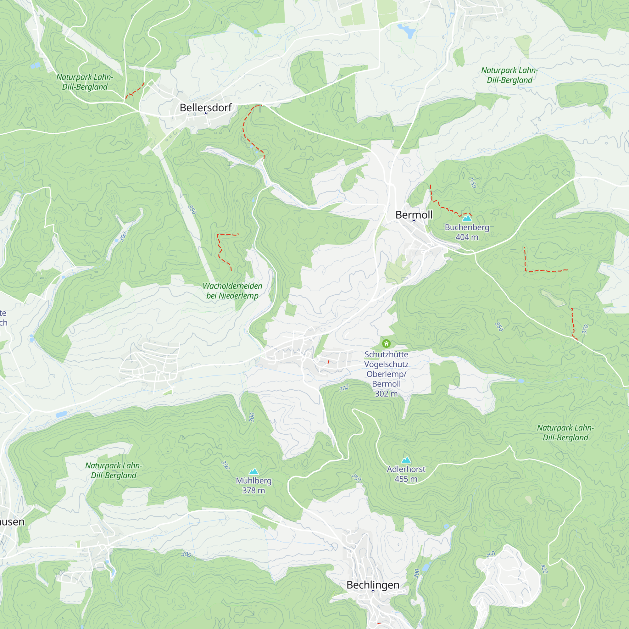 Grillhütte Oberlemp map
