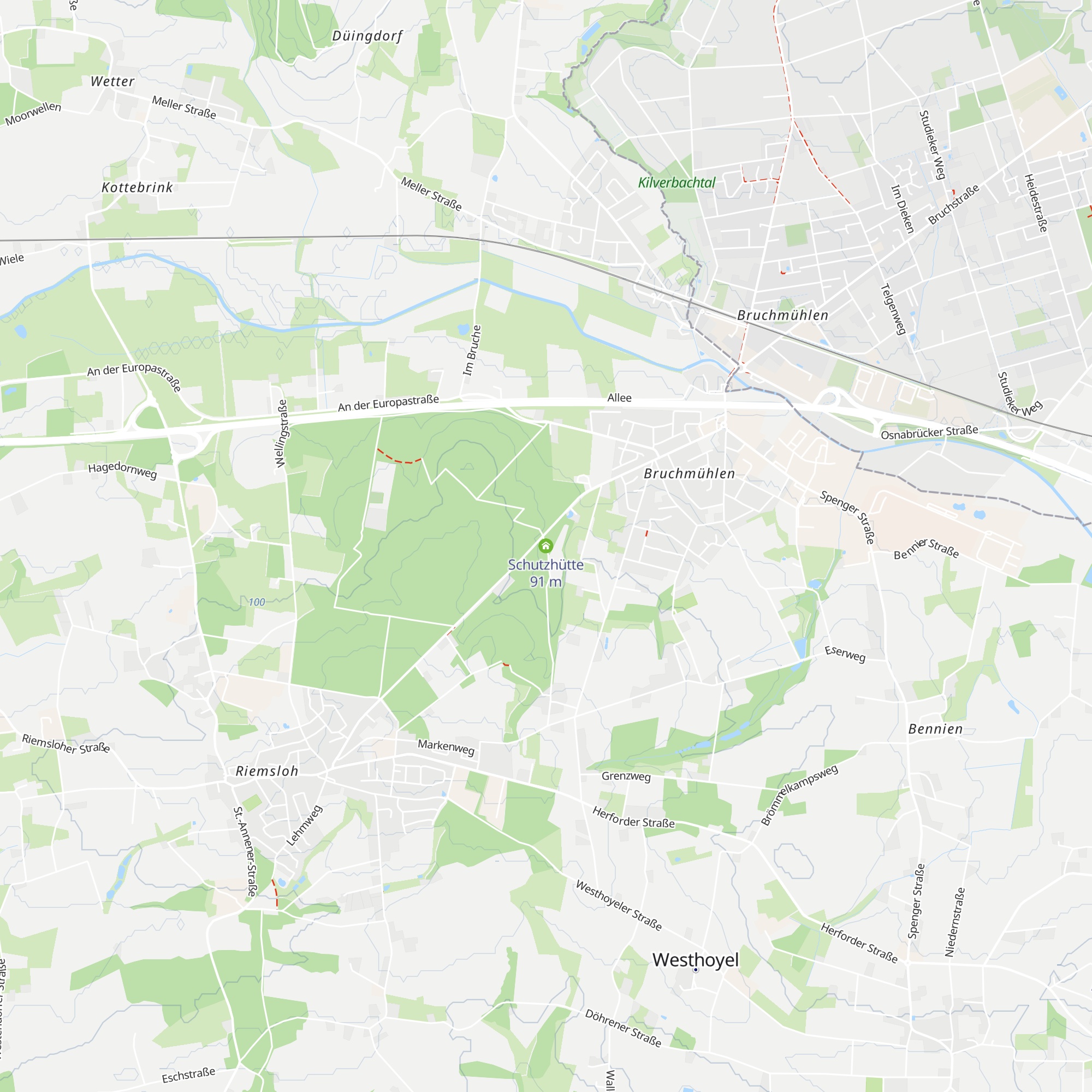 Schutzhütte map